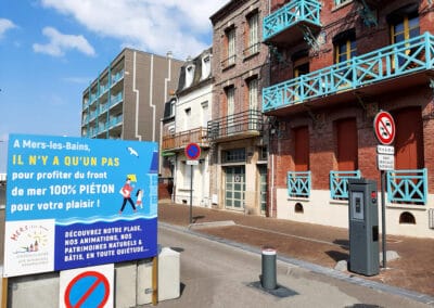 Mers-Les-Bains : Piétonnisation du front de Mer