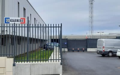 Sécurisation d’une gendarmerie par bornes automatiques hydrauliques en Gironde