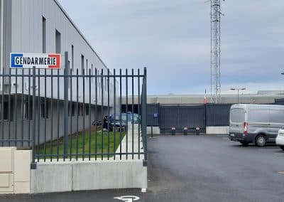 Sécurisation d’une gendarmerie par bornes automatiques hydrauliques en Gironde